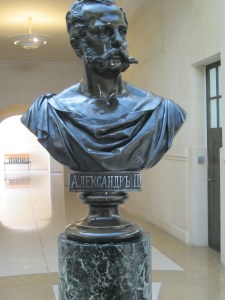 Il busto dello Zar Alessandro II